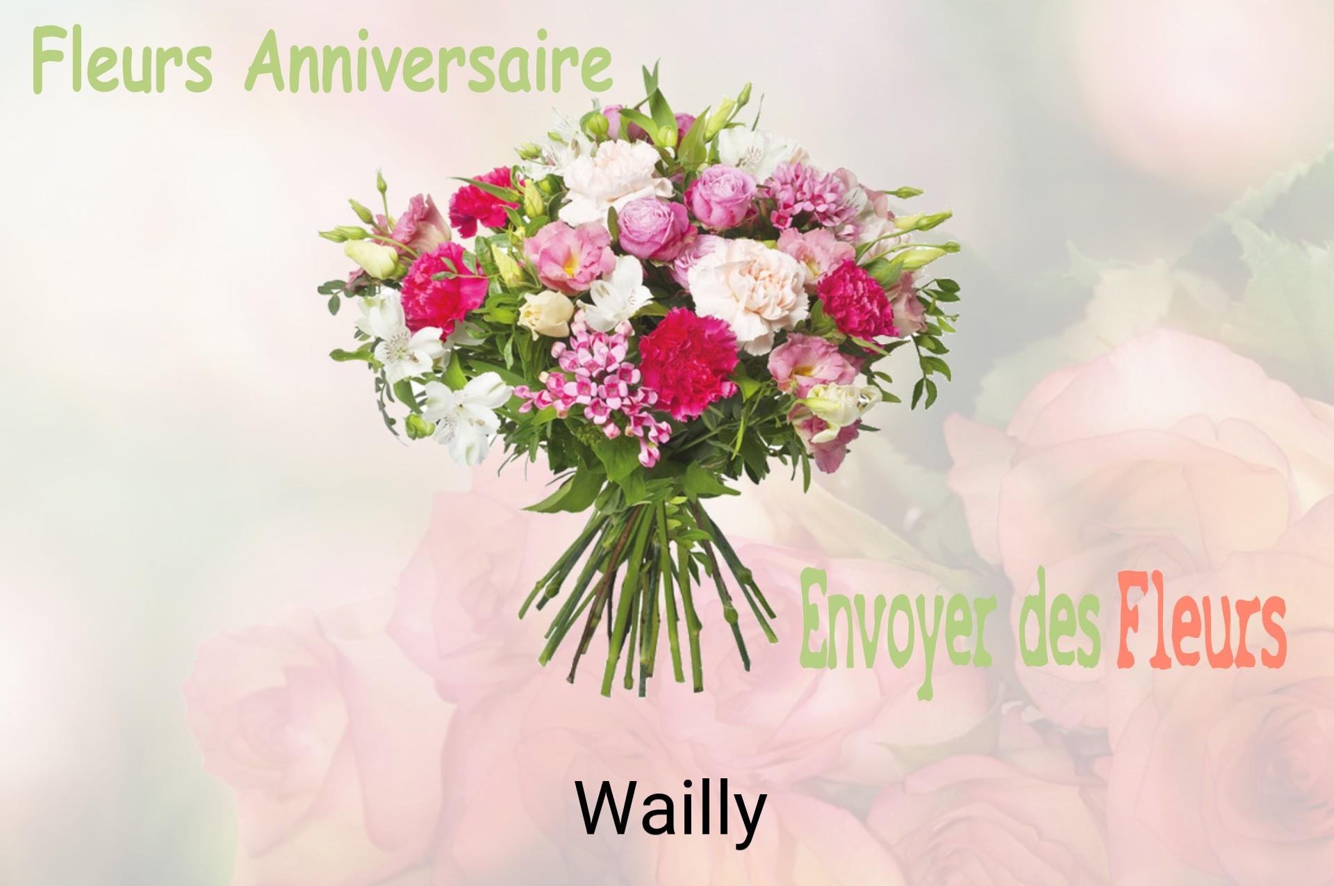 Bouquet de fleurs d’anniversaire livré à Wailly